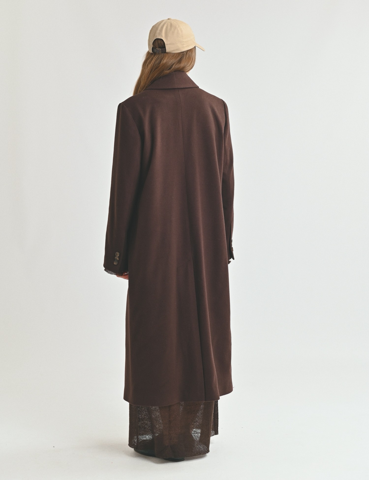 Картинка Пальто темно-коричневе